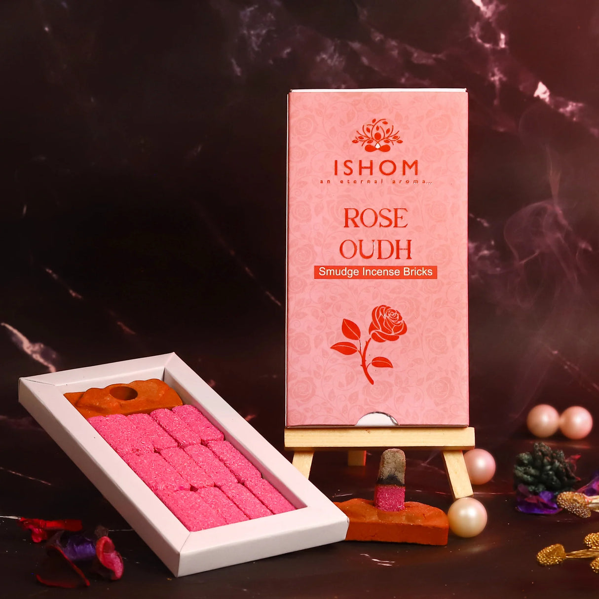 Ladrillos de Incienso Oudh Rose