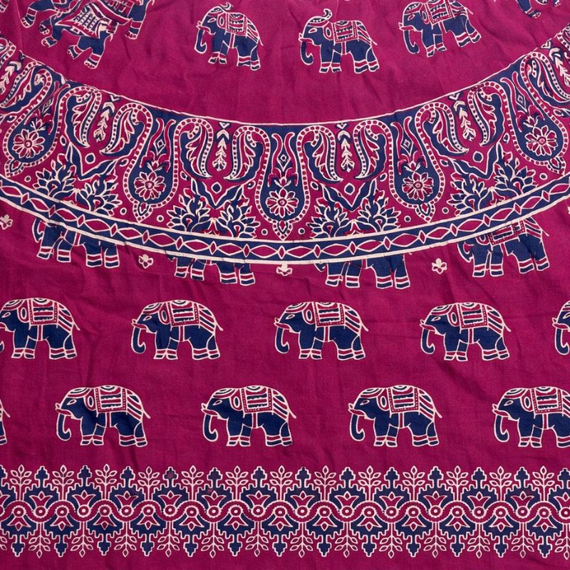 Cubrecama 2 Plazas Burdeo Elefante Real