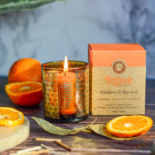 Vela Mandarina y Laurel Organic Goodness