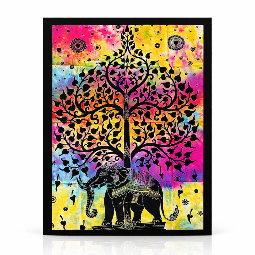 Tapiz Mural Árbol de la Vida Elefante