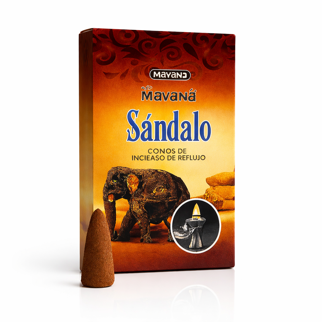Incienso Cascada Sándalo 120 conos