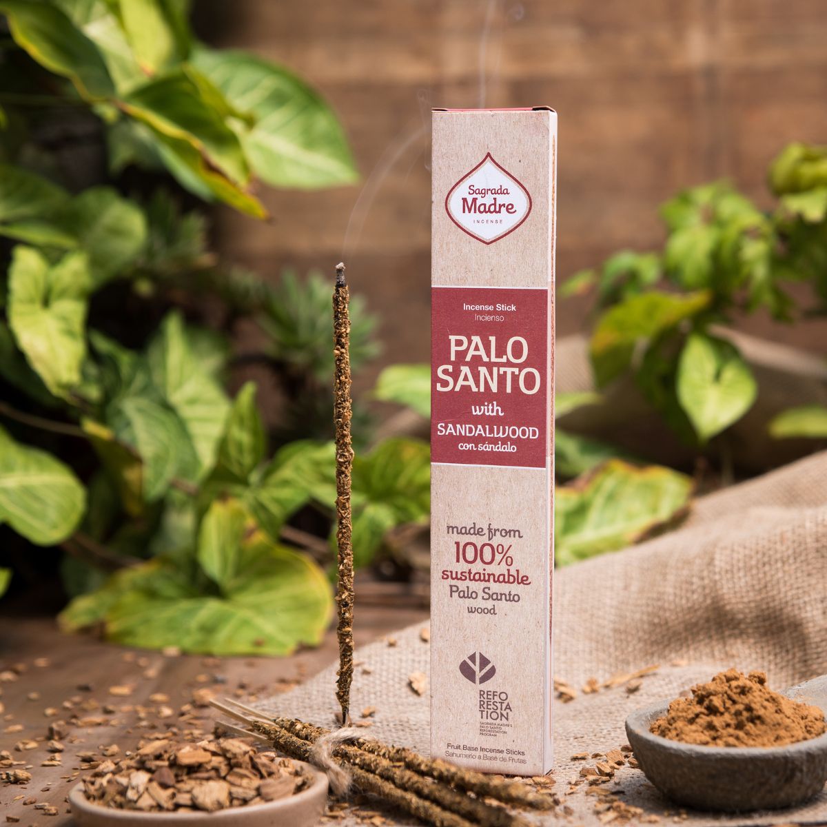 Sahumerio Palo Santo con Sándalo