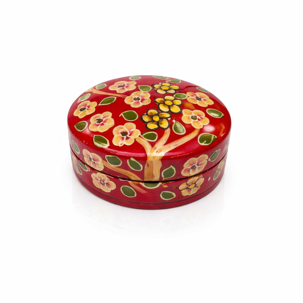 Mini Cajita Oval Rojo