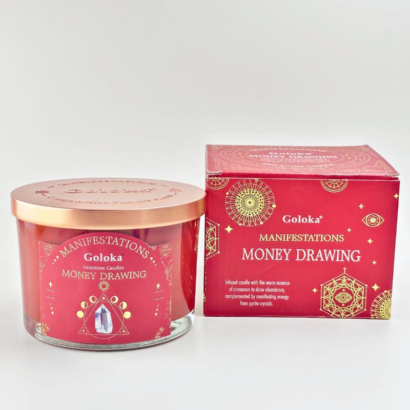 Vela Canela con Piritia - Atrae Dinero