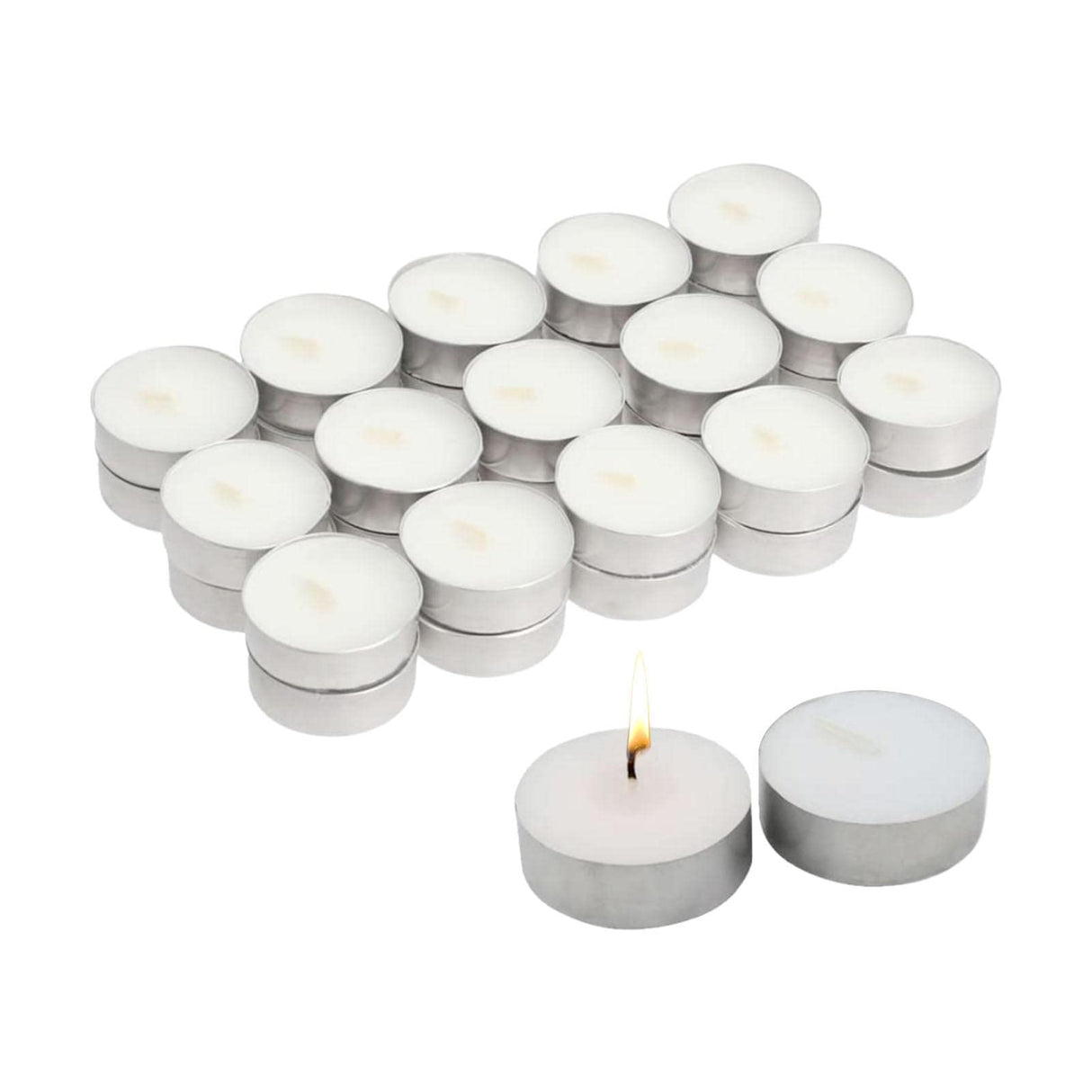 Velas Tealight Pack 50 unidades 2 horas