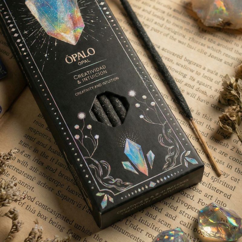 Sahumerio Tarot Gemas Ópalo Olibano-Mirra