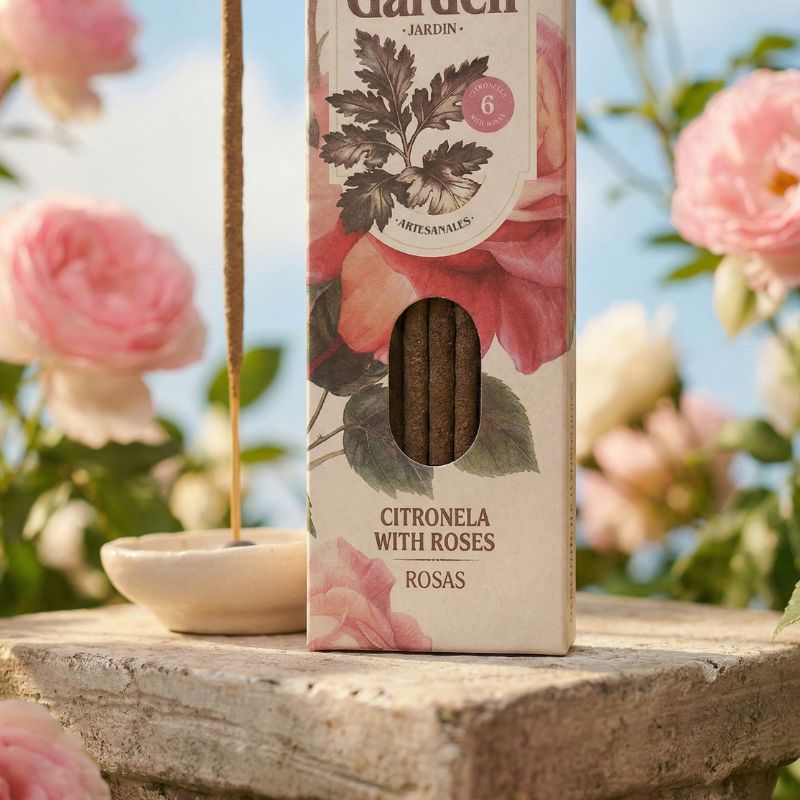Sahumerio Garden Citronella - Rosas