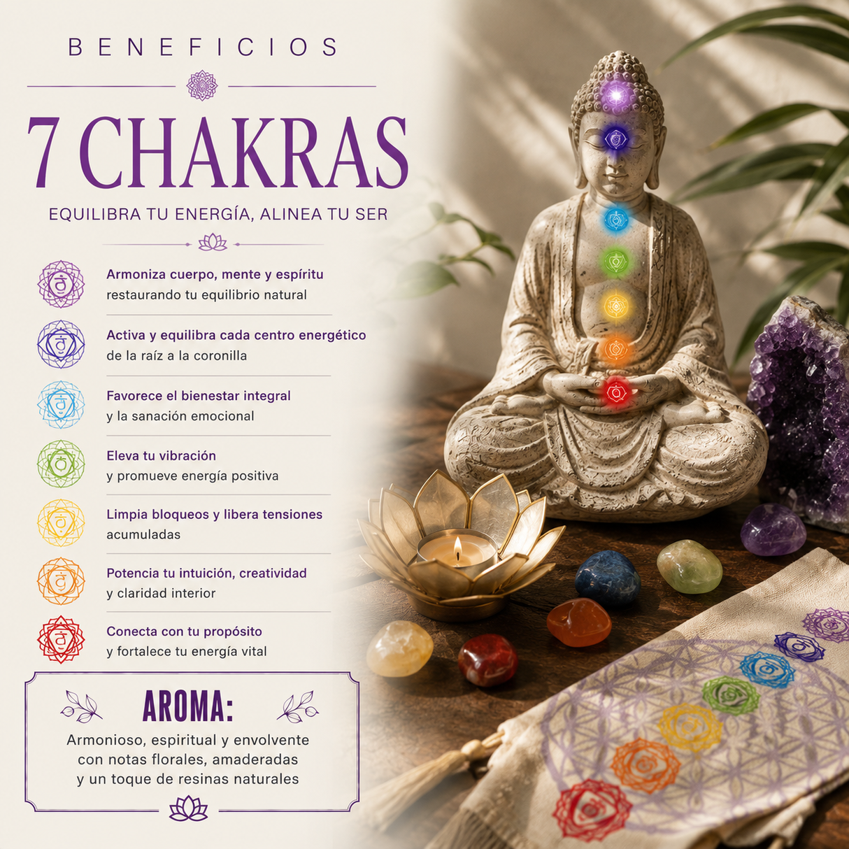 Incienso Golden Nag 7 Chakra
