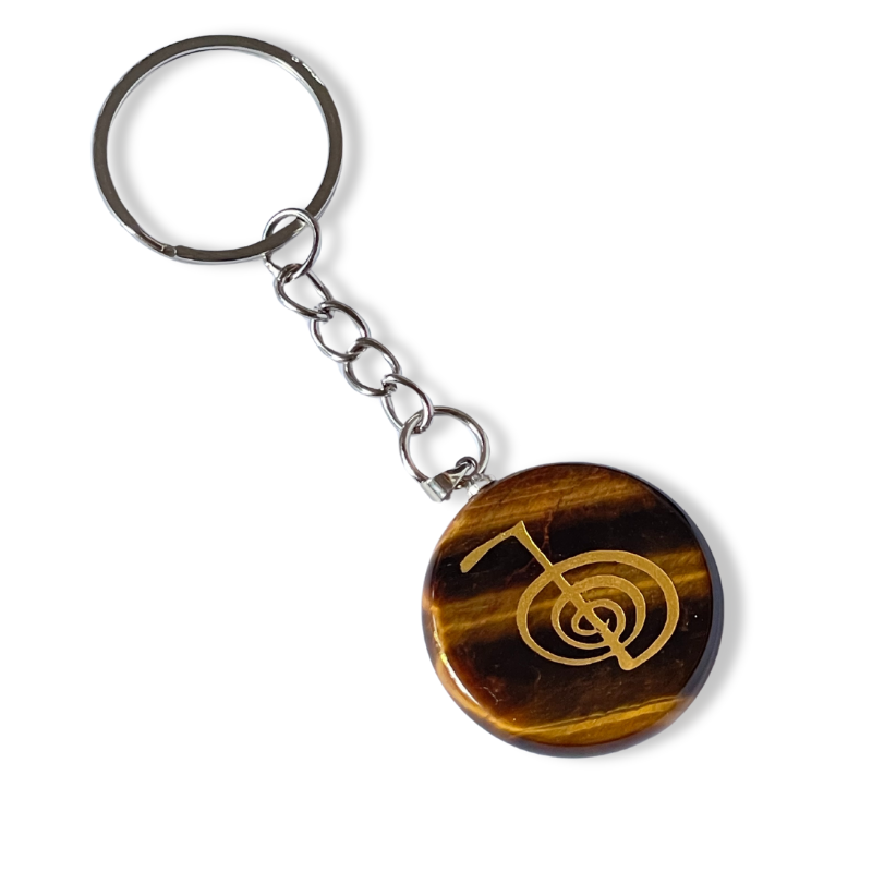 Llavero Piedra Ojo de Tigre - Cho Ku Rei
