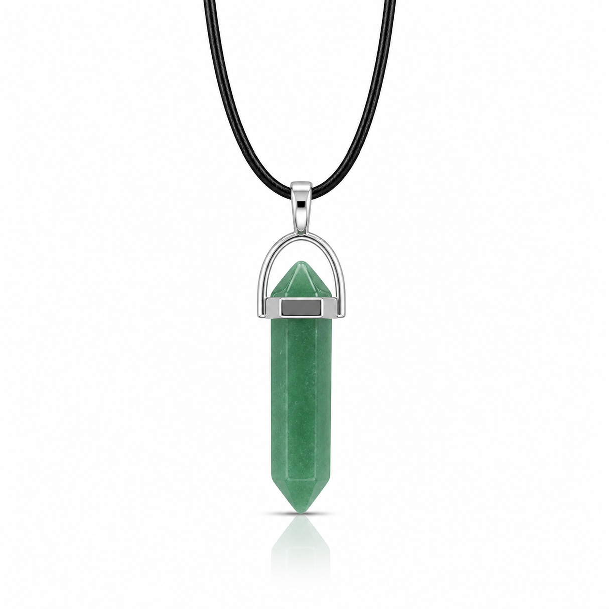 Collar de Punta Aventurina Verde