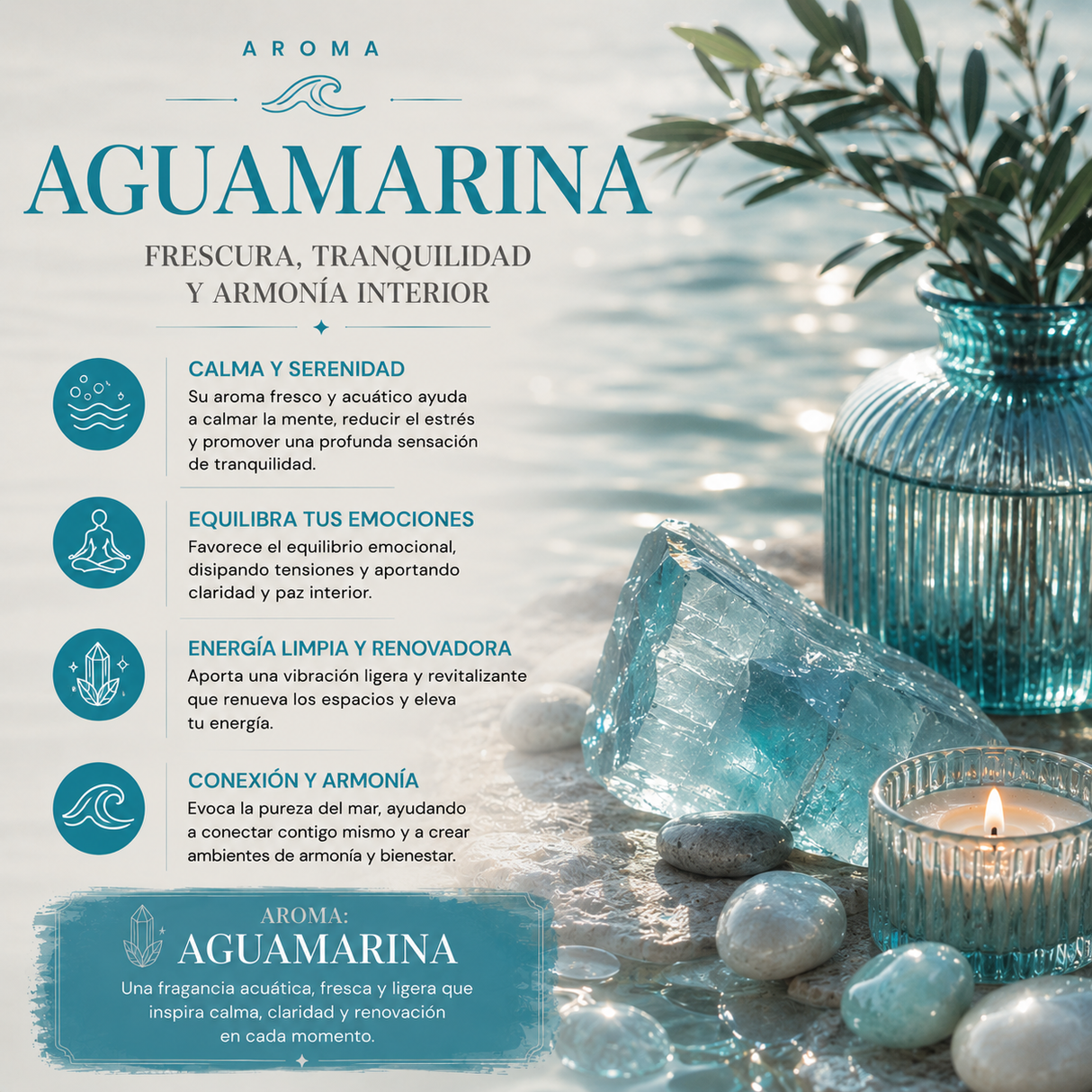 Incienso Ayurveda Aguamarina