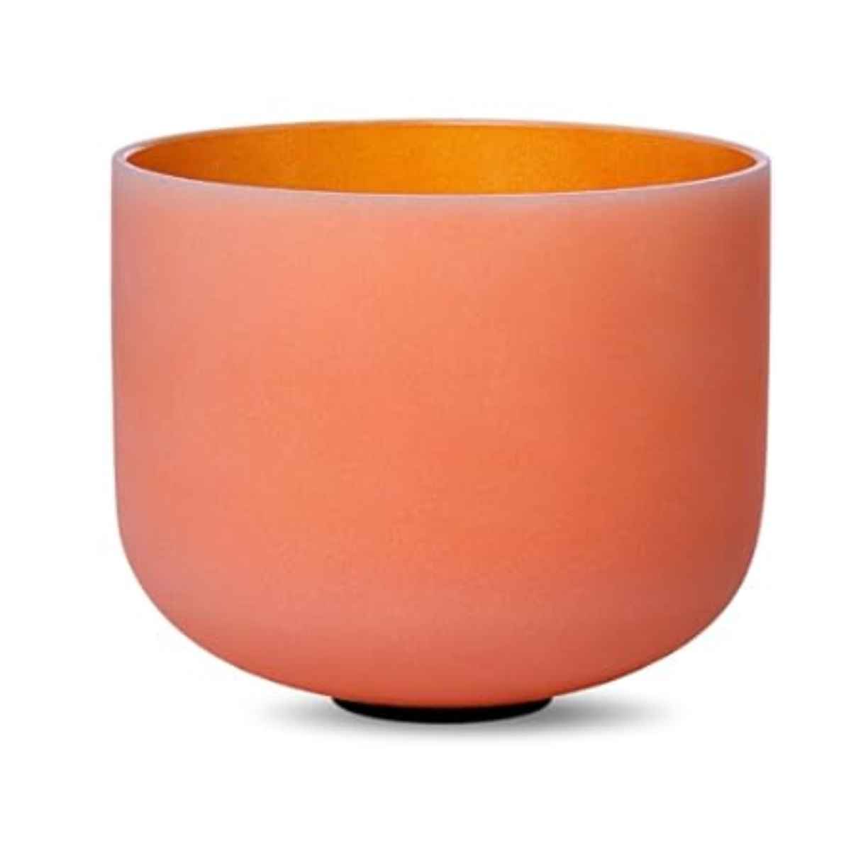 Cuenco Tibetano Cuarzo Naranja 12 Pulgadas Nota RE