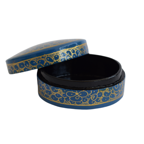 Cajita Oval Azul Marino