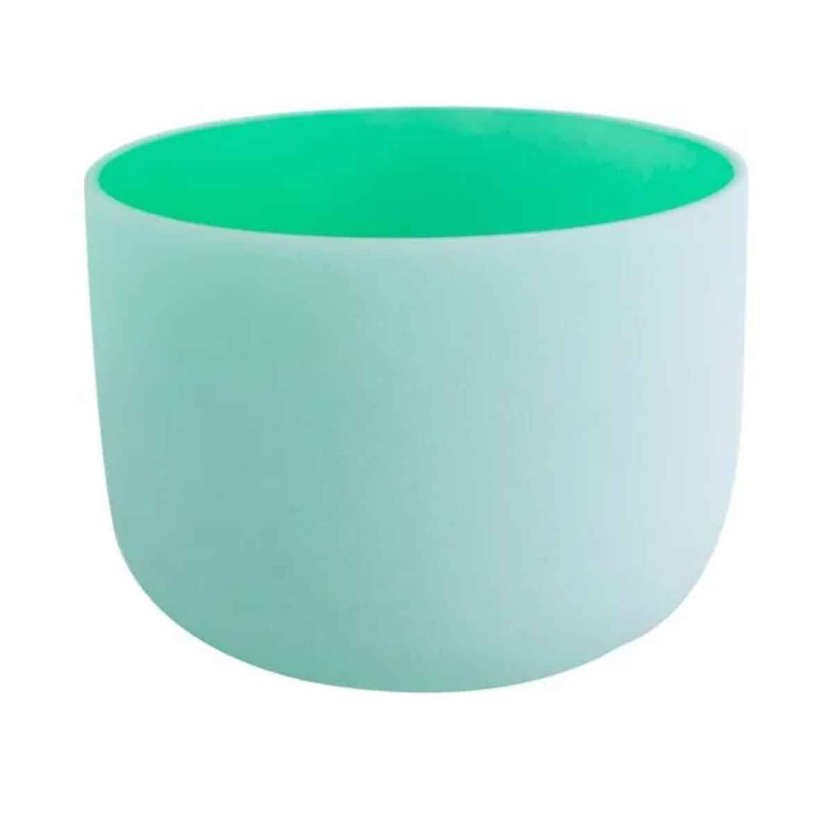 Cuenco Tibetano Cuarzo Verde 12 Pulgadas Nota FA