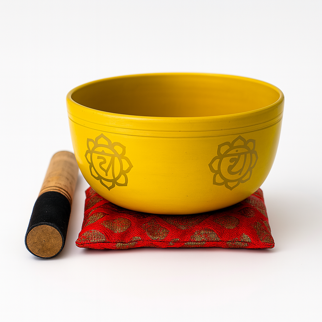 Cuenco Tibetano Amarilo 14 cm