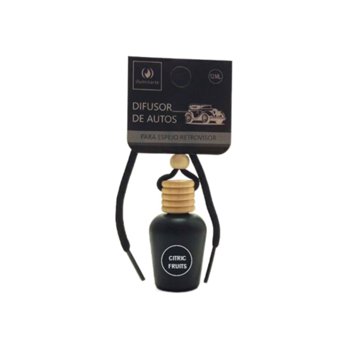 Difusor de Auto Citric Limon Black 12mL