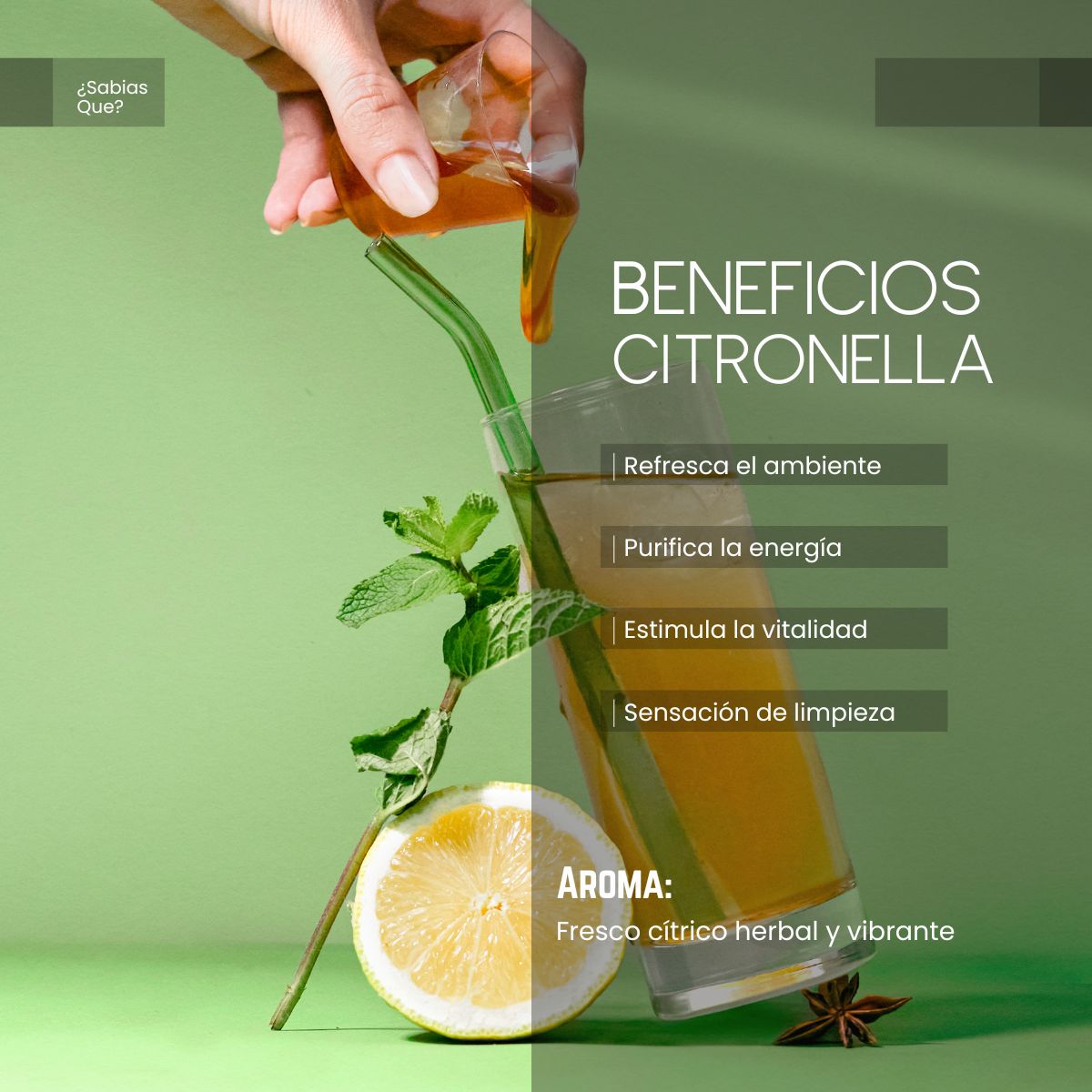 Aceite Aromático de Citronela