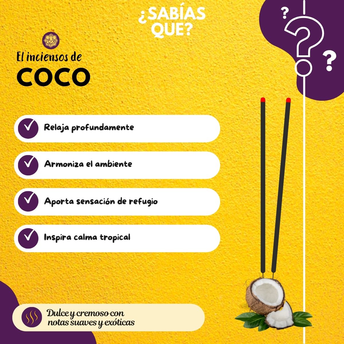 Incienso Coco