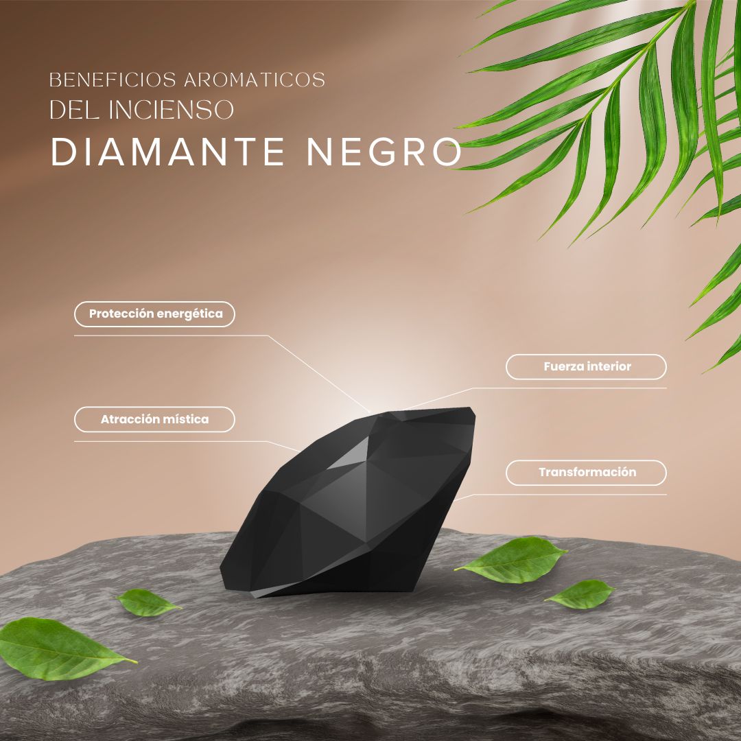 Mini Sahumerio Tibetano Diamante Negro