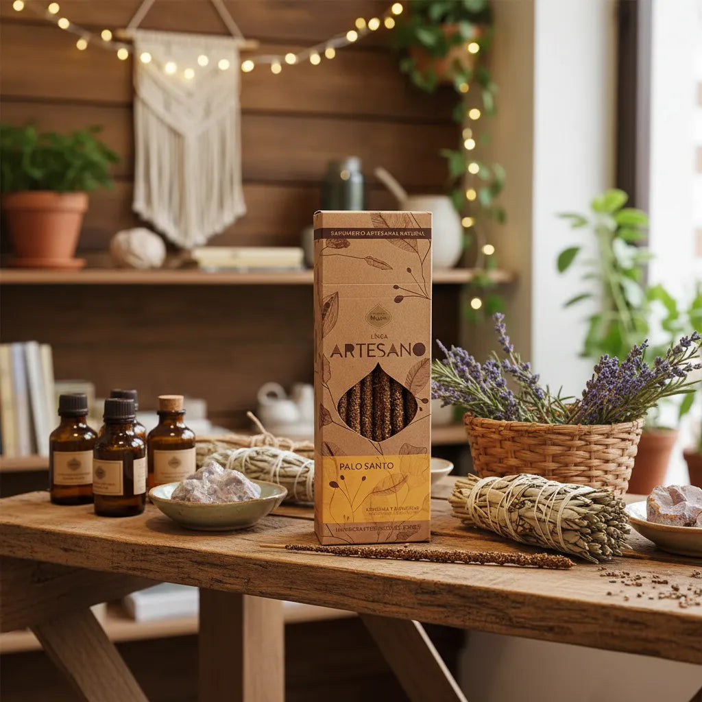Sahumerio Artesano Palo Santo 30u