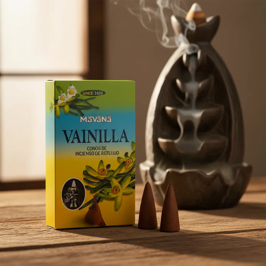 Incienso Cascada Vainilla 120 conos
