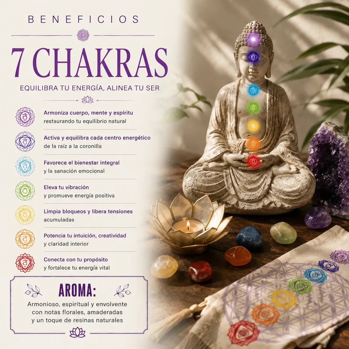 Incienso Duo Nag Champa y 7 Chakras