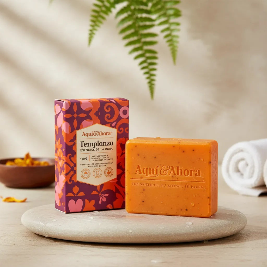 Jabón Aromático Templanza Esencias de la India 150 Gr