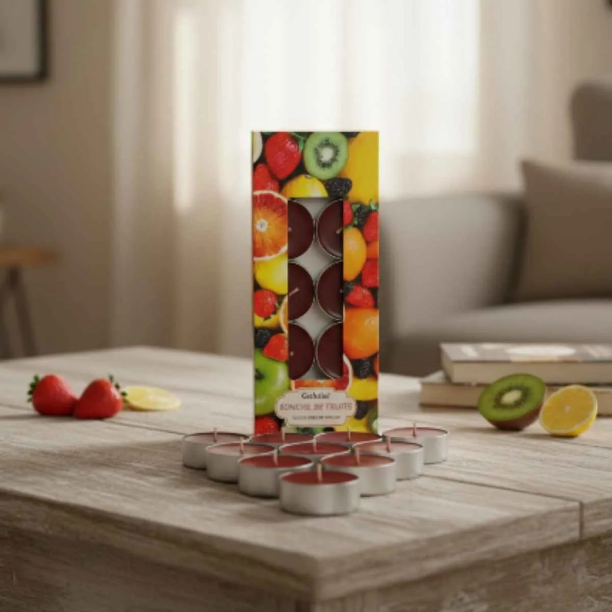 Vela Tealight Ponche de Frutas