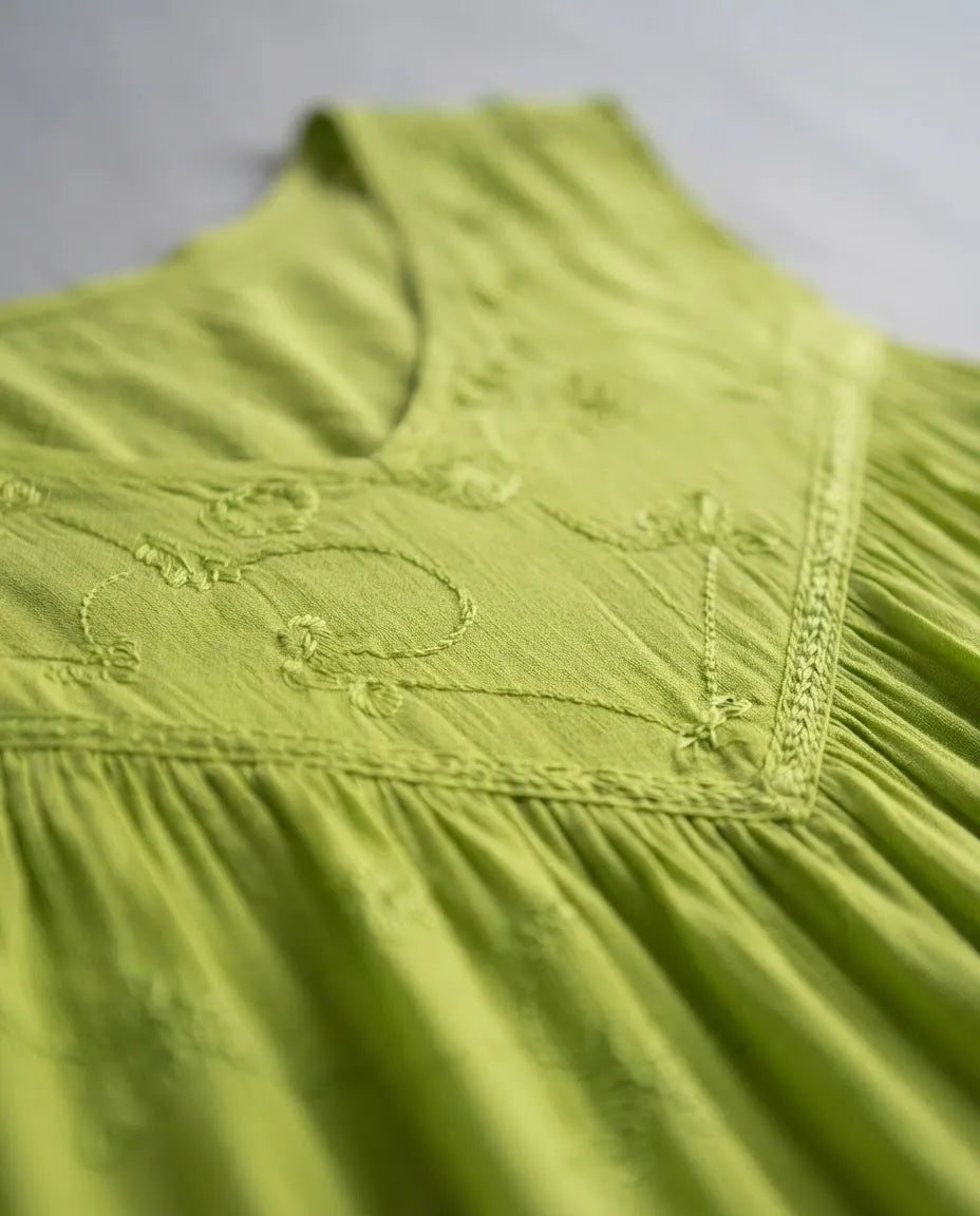 Blusa Vestido Charita Verde