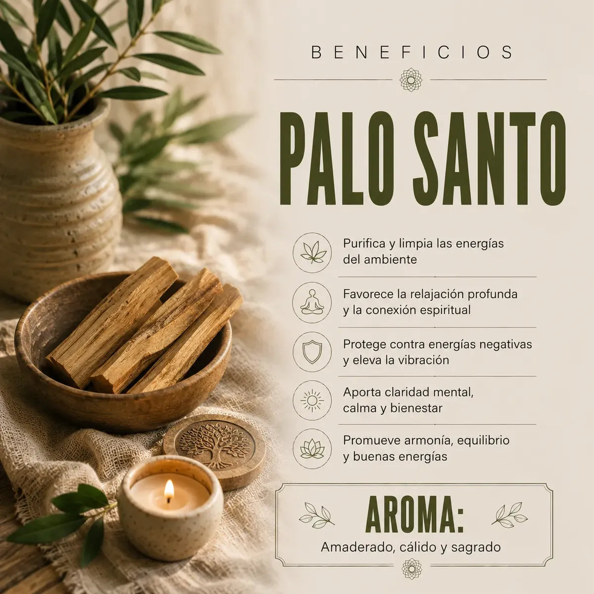 Incienso Duo Nag Champa y Palo Santo