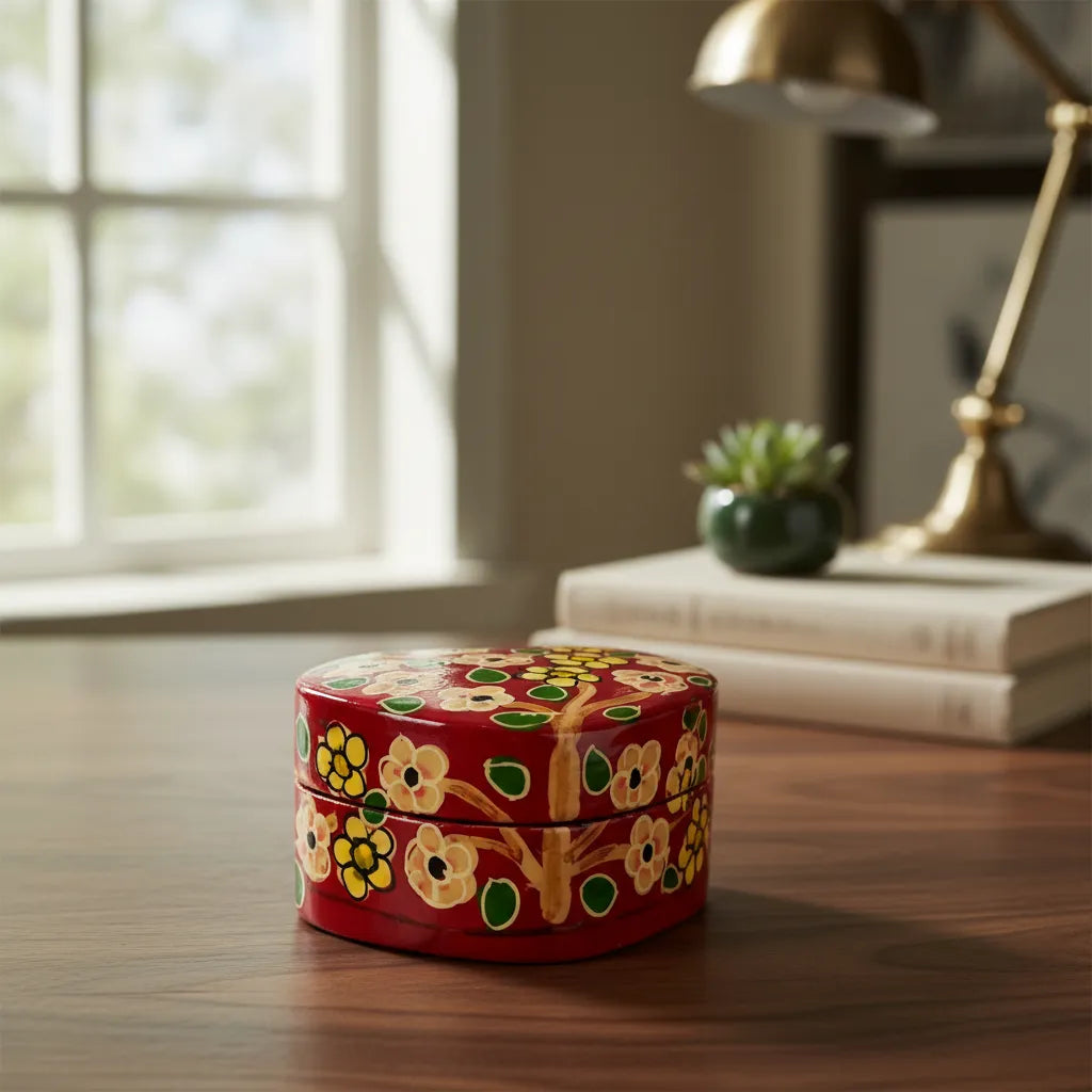 Mini Cajita Corazón Rojo