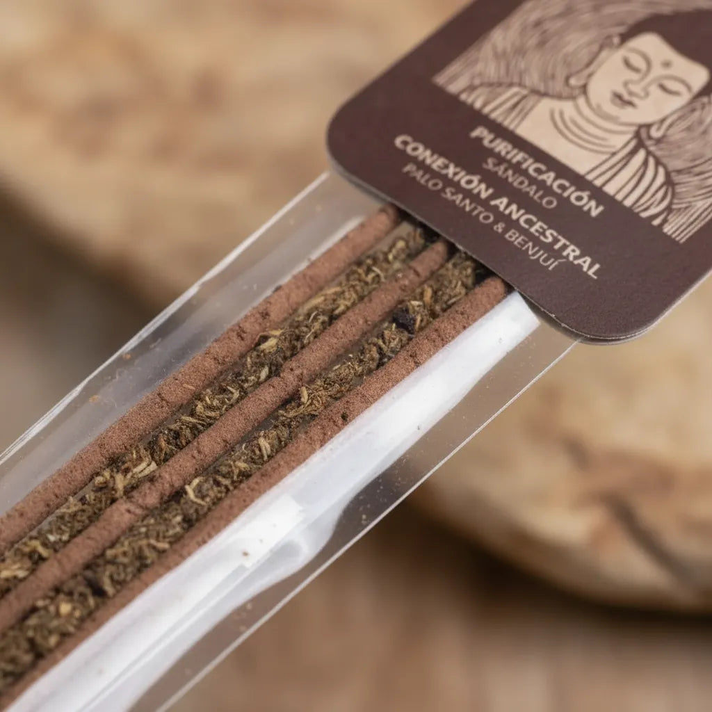 Sahumerio Combinado Sándalo, Palo Santo y Benjuí