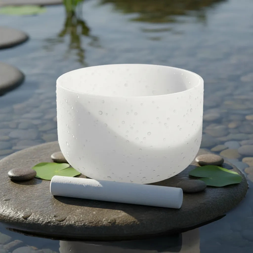 Cuenco Tibetano Cuarzo 8 Pulgadas Nota DO