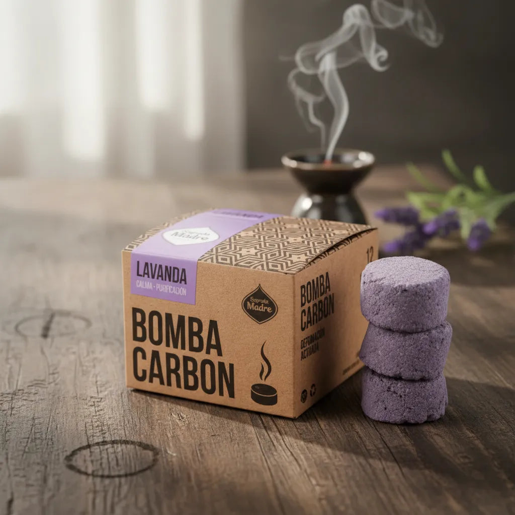 Carbón Lavanda 12u