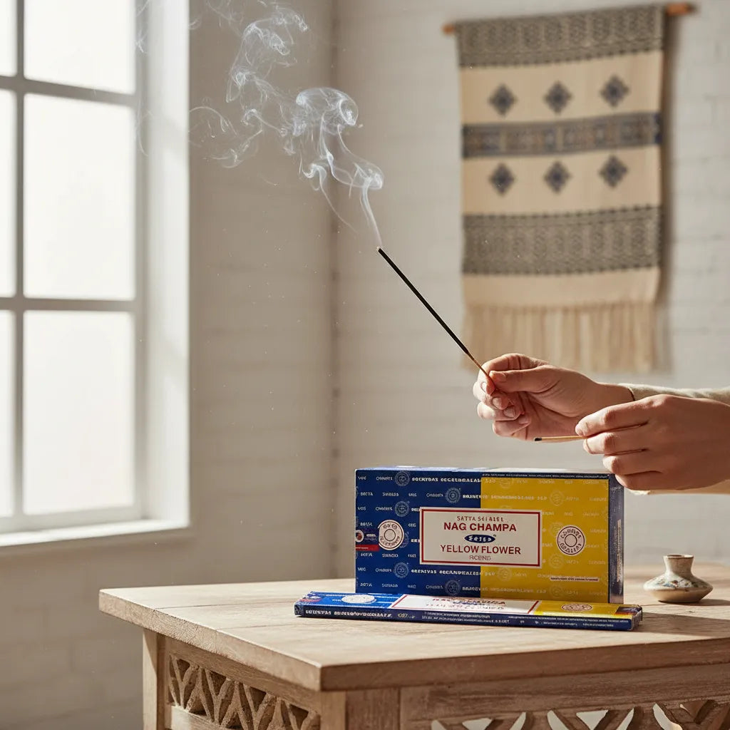 Incienso Duo Nag Champa y Flores Amarillas