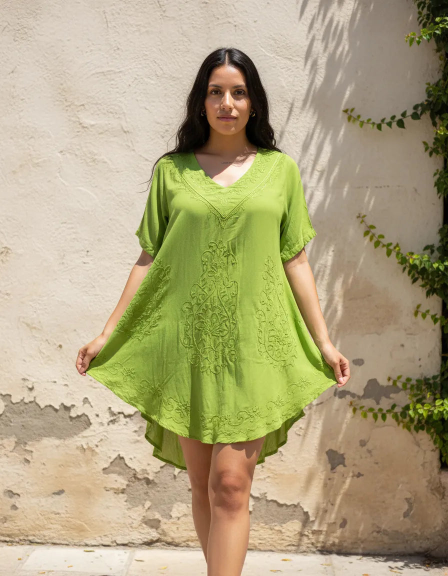 Blusa Vestido Dipti Verde