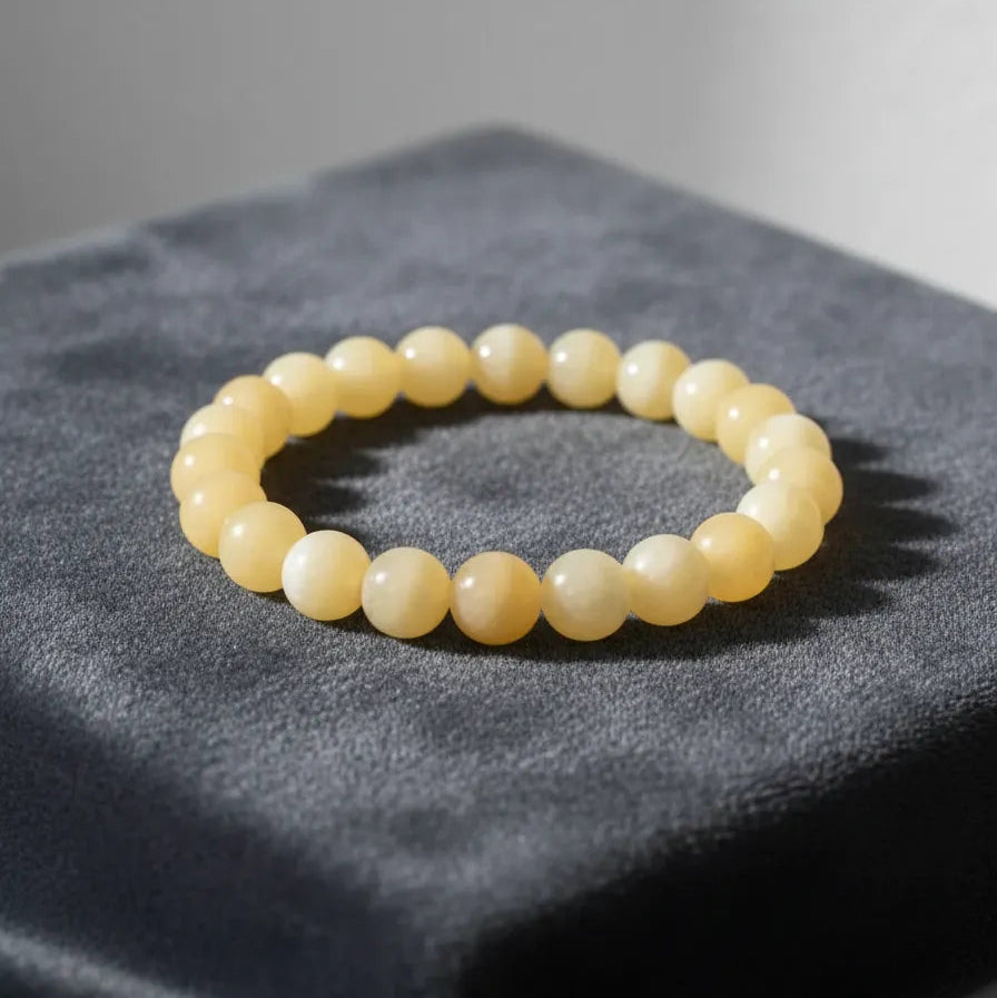 Pulsera Calcita Amarilla 8mm
