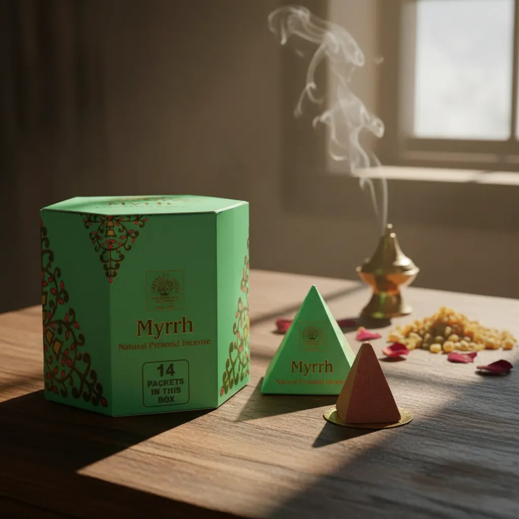 Incienso en Pirámide Mirra