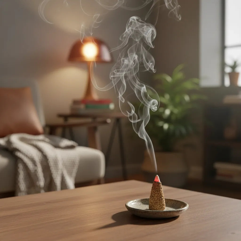Sahumerio en Conos Pachuli y Palo Santo