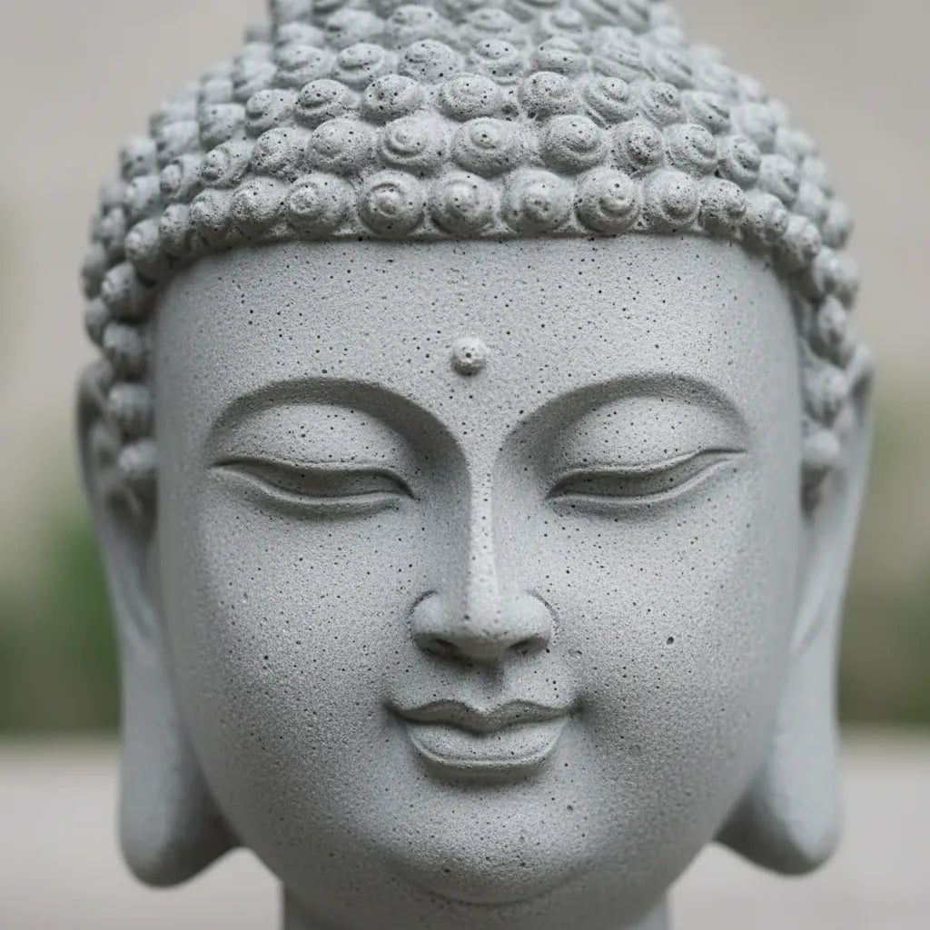 Jardin Zen Budda Head