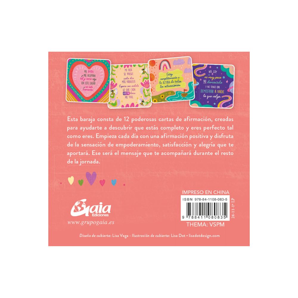 Afirmaciones para la Autoestima (Cartas)