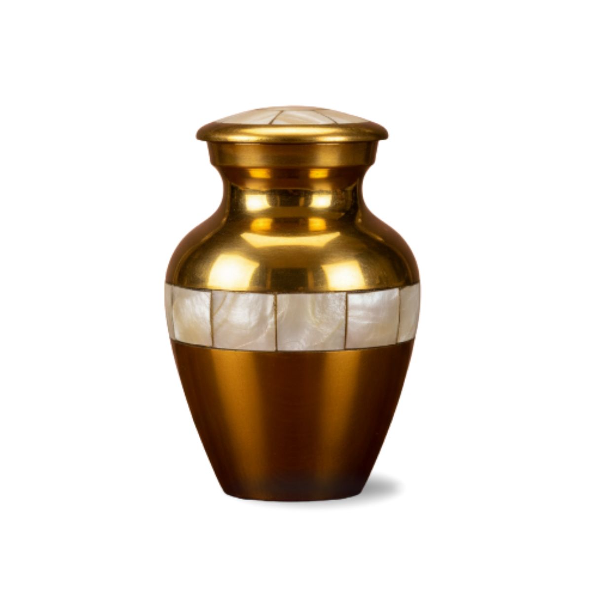 Ánfora de Bronce Beige Pequeño