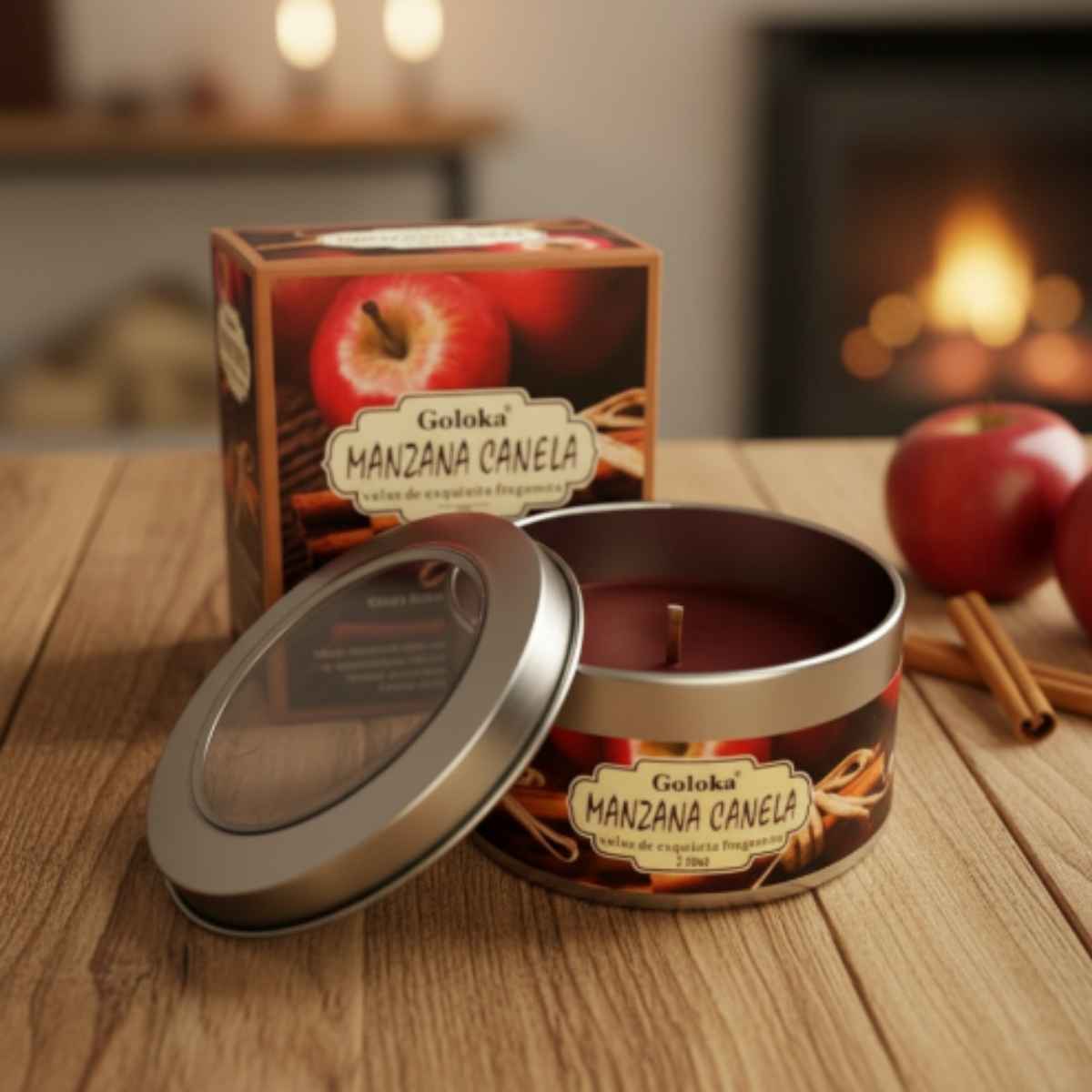 Vela Manzana Canela