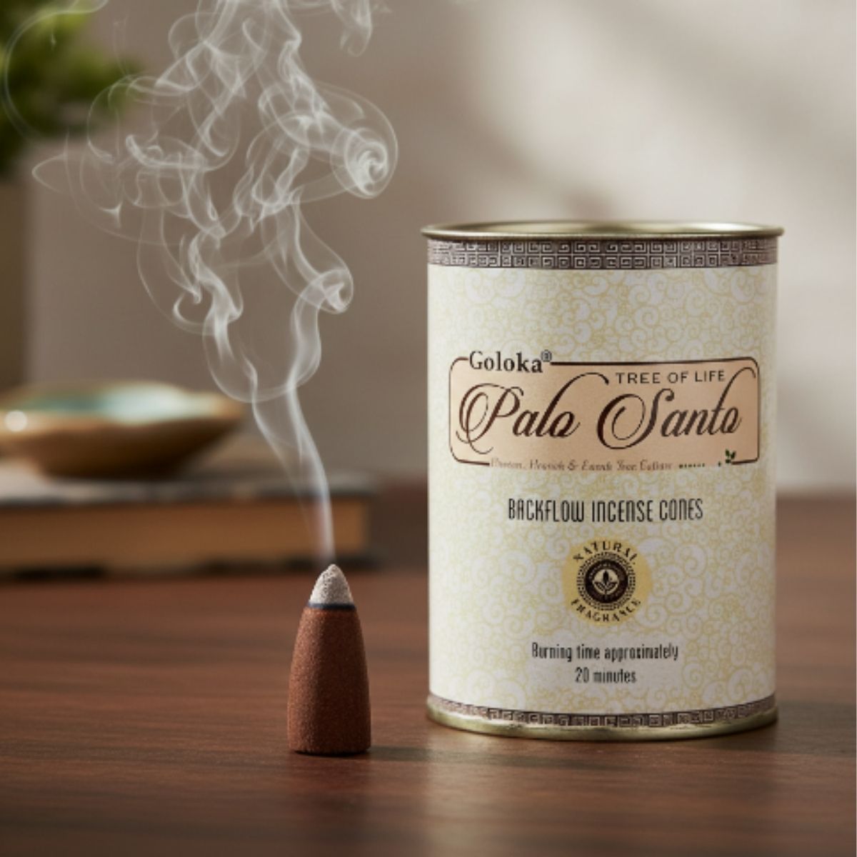 Incienso Cascada Palo Santo 24 conos