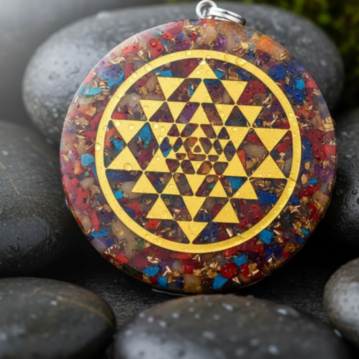 Colgante Orgon Sri Yantra