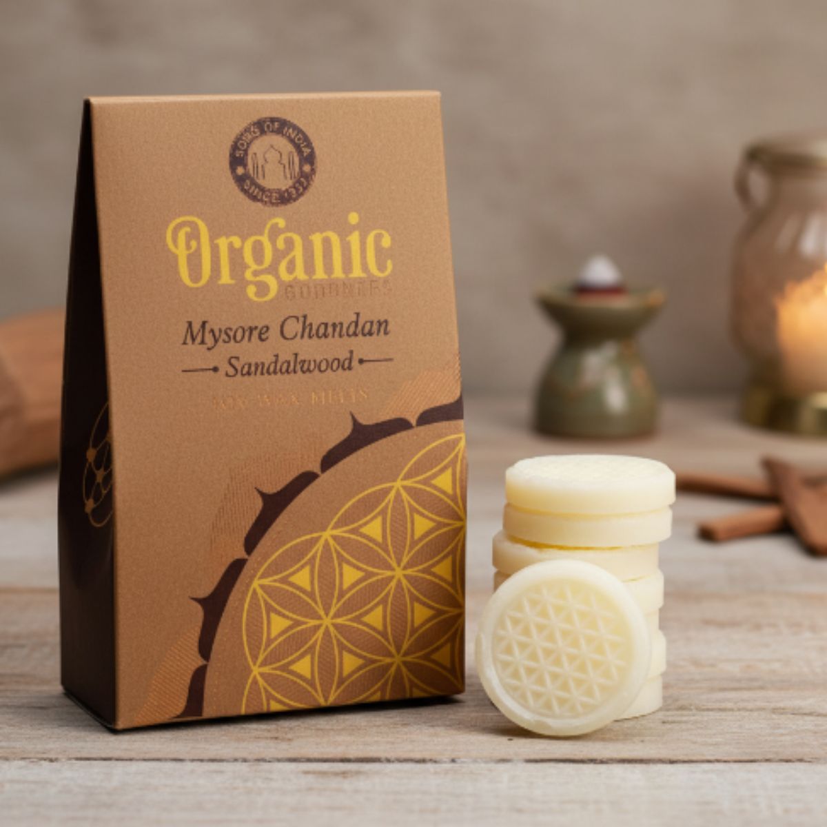 Cera de Soya Sandalwood