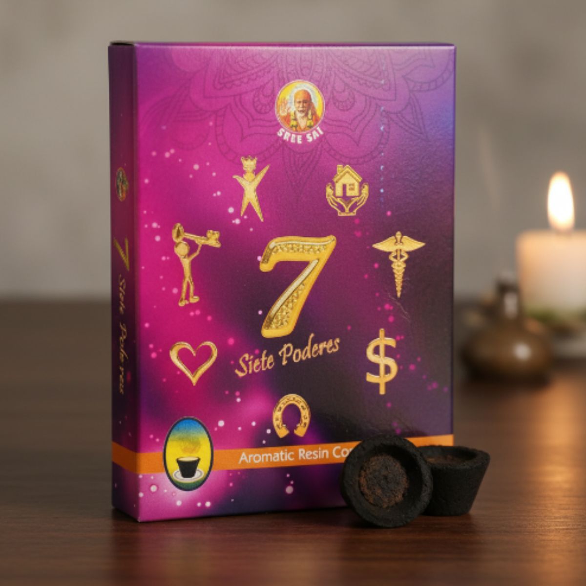 Copitas de Incienso 7 Poderes 12 copas