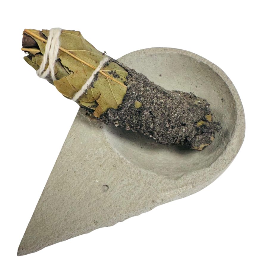 Sahumador de Cemento Triangular Chico
