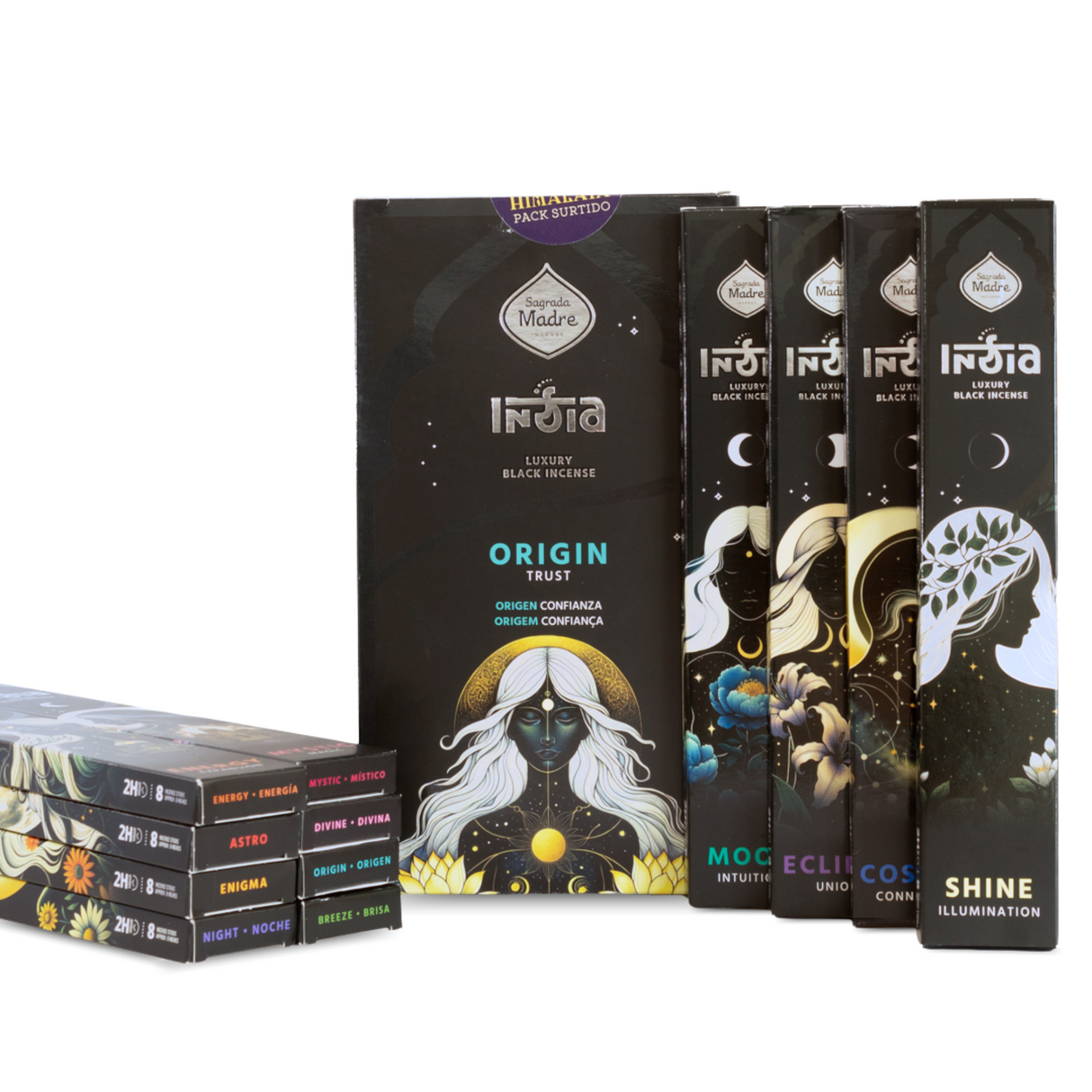 Pack Regalo Sahumerio India Black