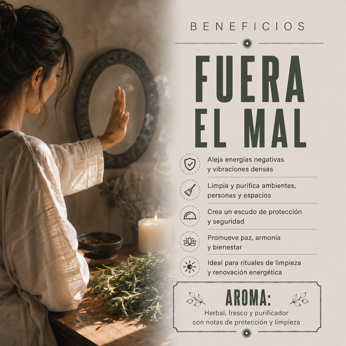 Aceite Aromático Fuera el Mal